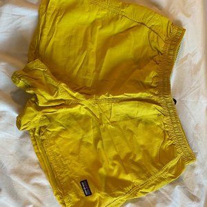 Patagonia Barely Baggies- Yellow Size M